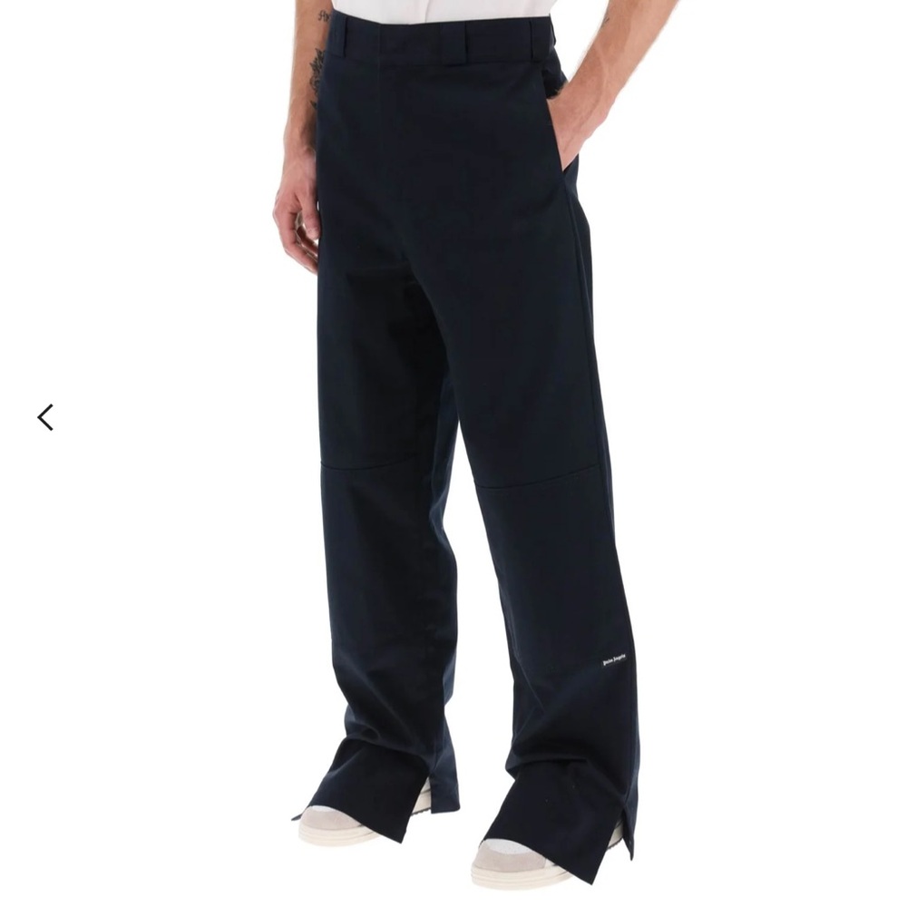 Palm Angels
Palm Angels Logo Printed Wide-Leg Trousers